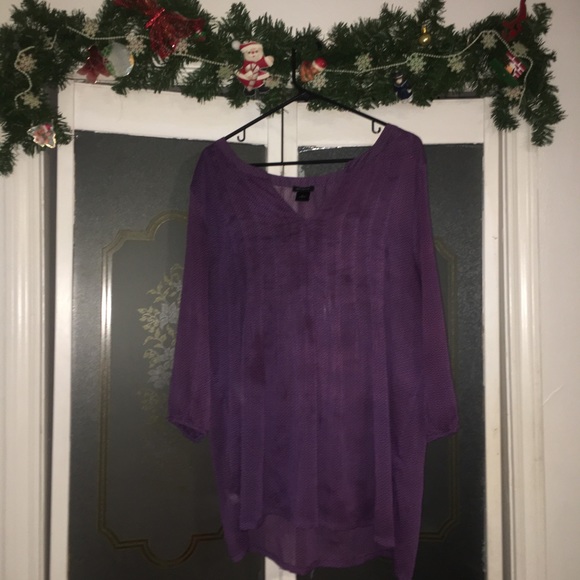 Ann Taylor Patterned Shirt - Picture 2 of 4